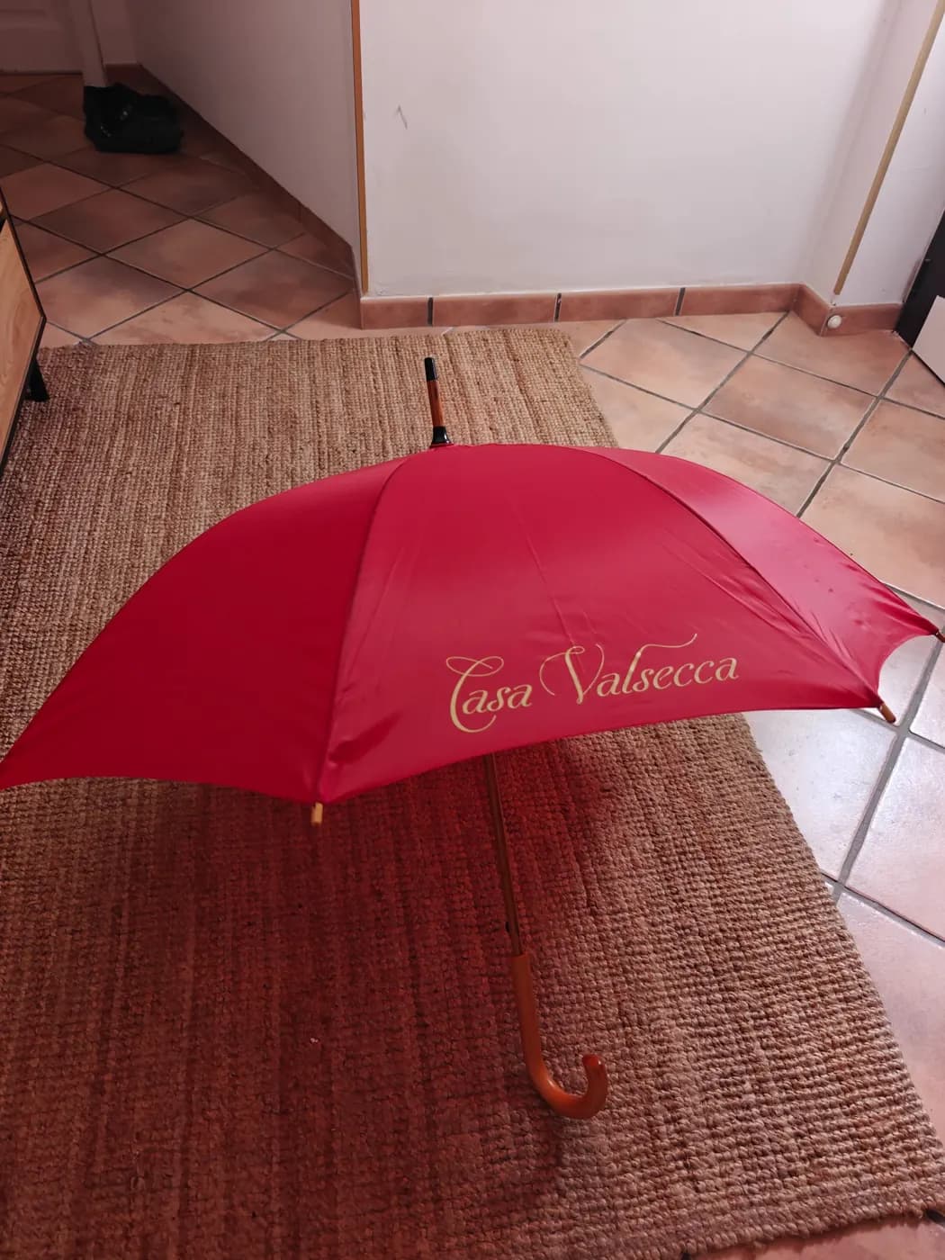 Casa Valsecca umbrella in the shared foyer at Casa Valsecca in Krk